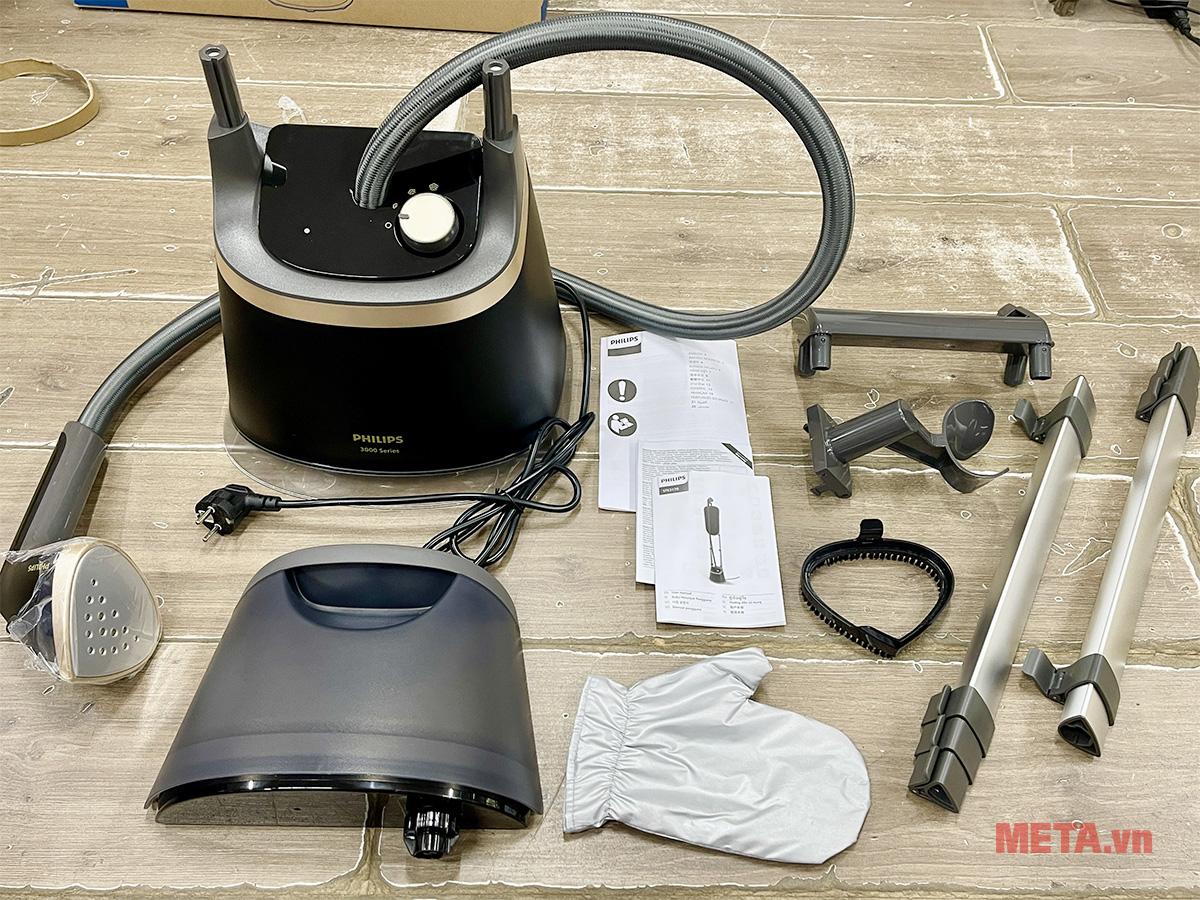 Bộ sản phẩm Bàn ủi hơi nước đứng Philips STE3170/80 Bàn ủi hơi nước đứng Philips STE3170/80