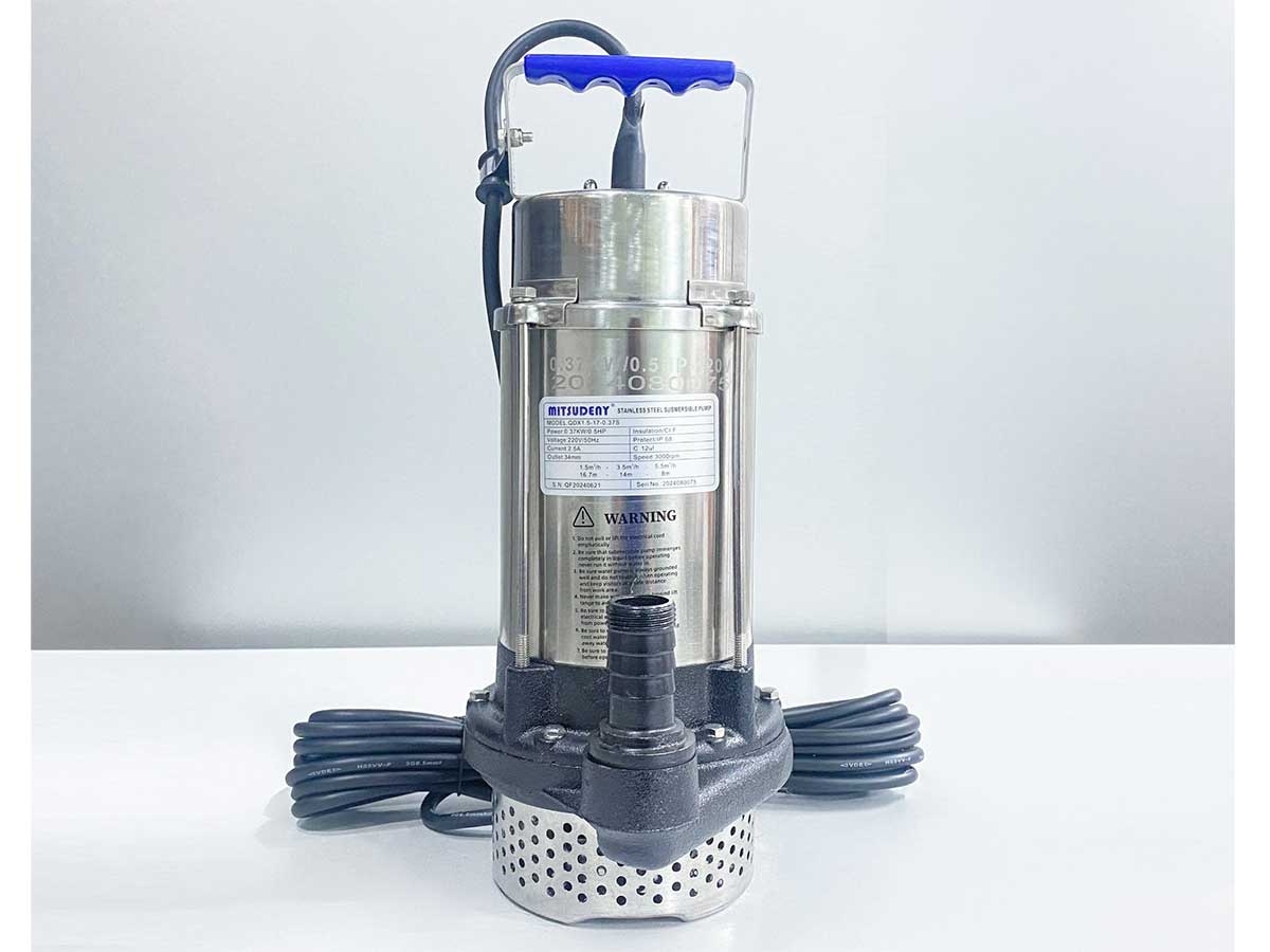 Máy bơm chìm Mitsudeny QDX1.5-17-0.37S (0.37KW - 0.5HP)