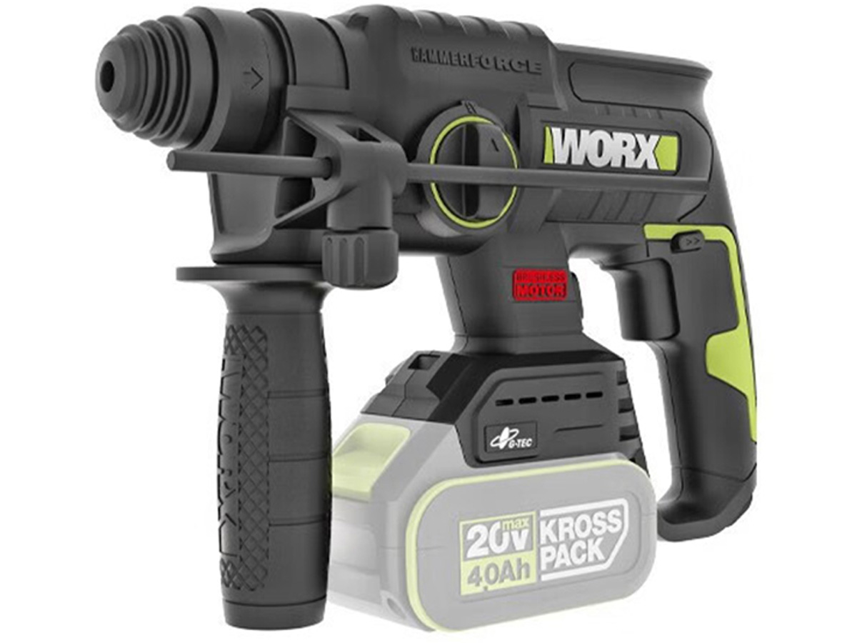 Máy khoan búa dùng pin 20V Worx WU387 (2 Pin 4.0Ah, Sạc)