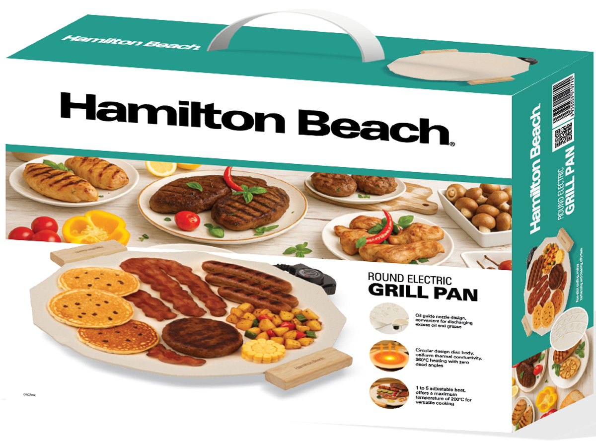 Chảo nướng điện 2 lớp chống dính Hamilton Beach-010740