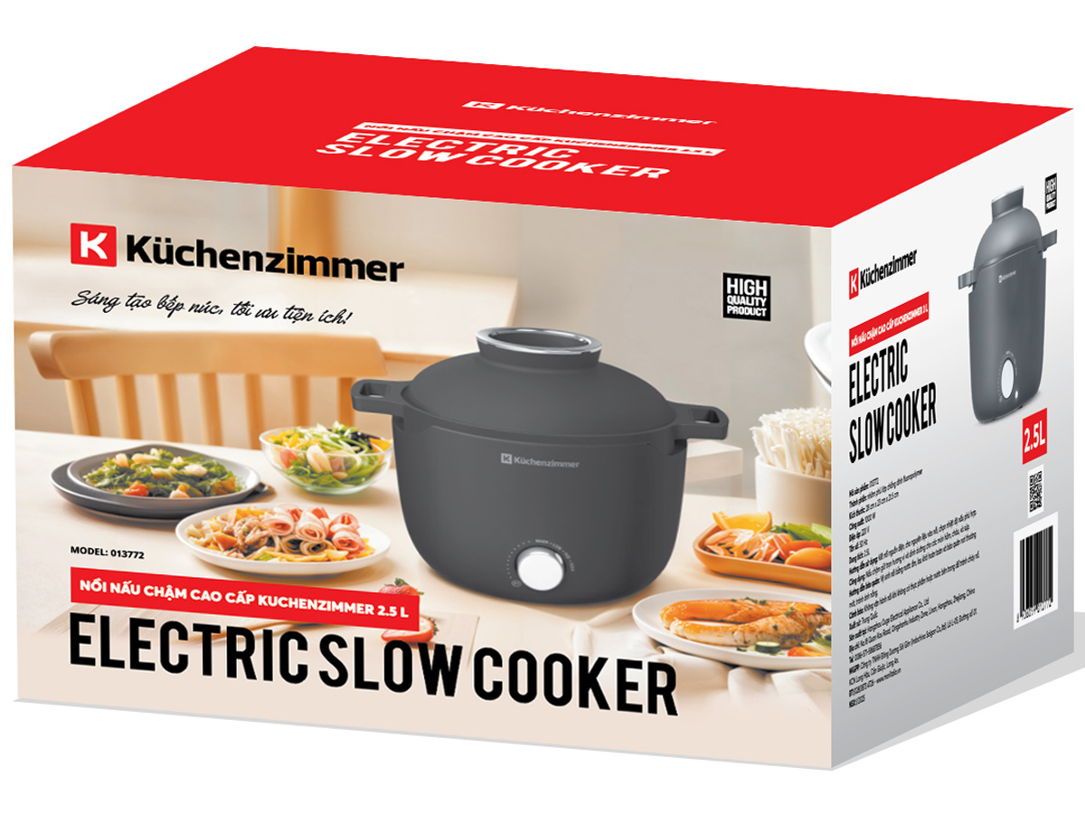Nồi nấu chậm cao cấp Kuchenzimmer - 013772 (2.5L)