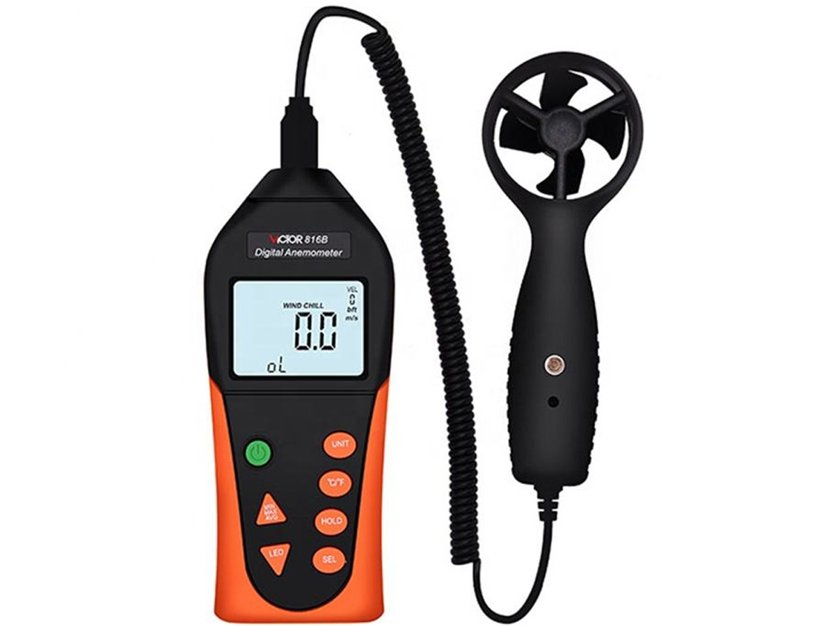 Máy đo gió Victor 816B (0~45m/s, -10 độ - 45 độ C)