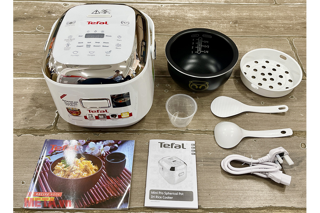 Nồi cơm điện tử cao tần niêu Tefal RK604165 - 0.7 lít