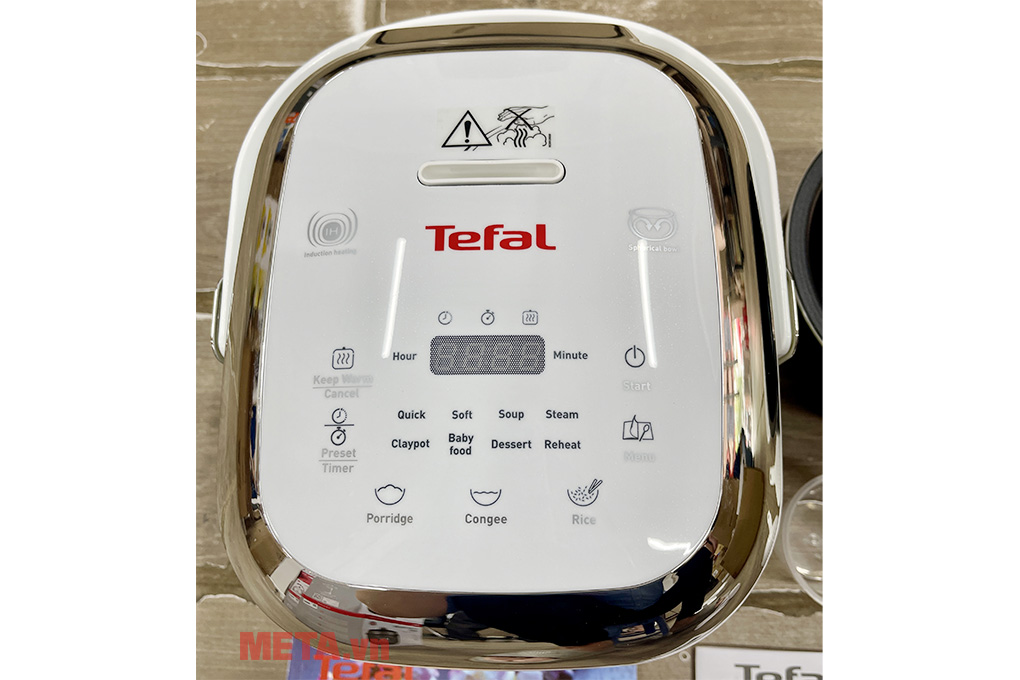 Nồi cơm điện tử cao tần niêu Tefal RK604165 - 0.7 lít