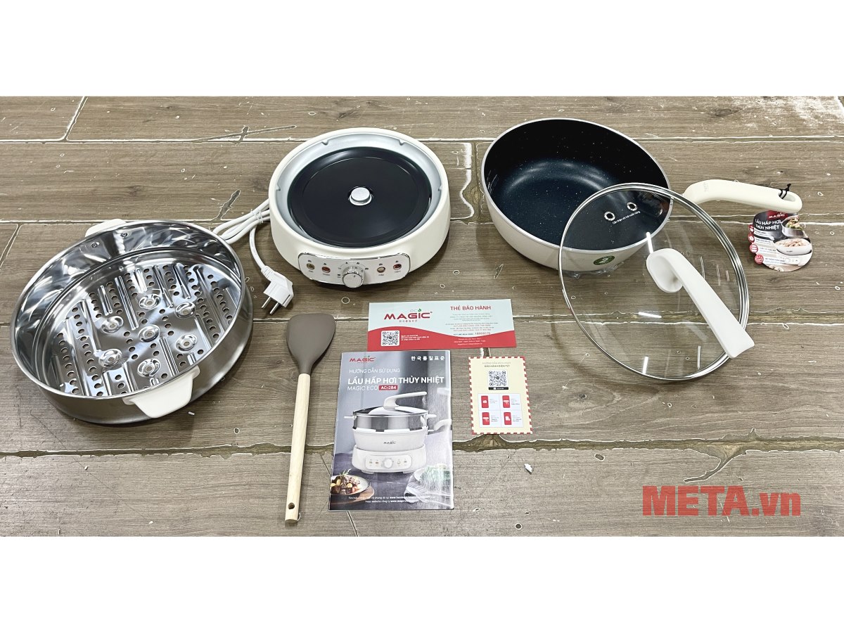 Nồi lẩu hấp hơi thủy nhiệt Magic Eco AC-284