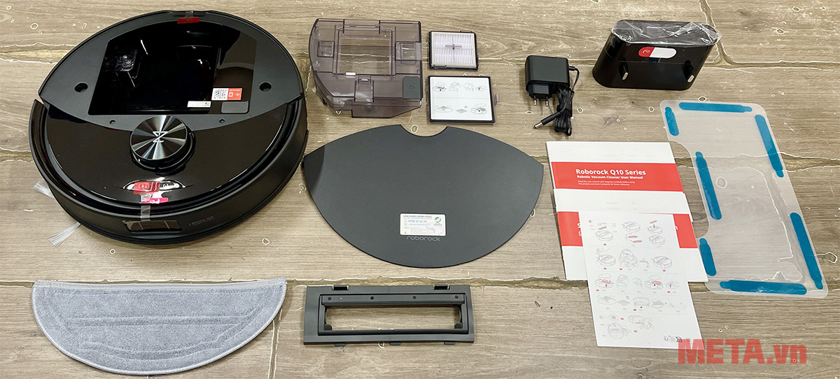 Bộ sản phẩm Robot hút bụi lau nhà Roborock Q10 VF (Q10VF52-00) Robot hút bụi lau nhà Roborock Q10 VF (Q10VF52-00)