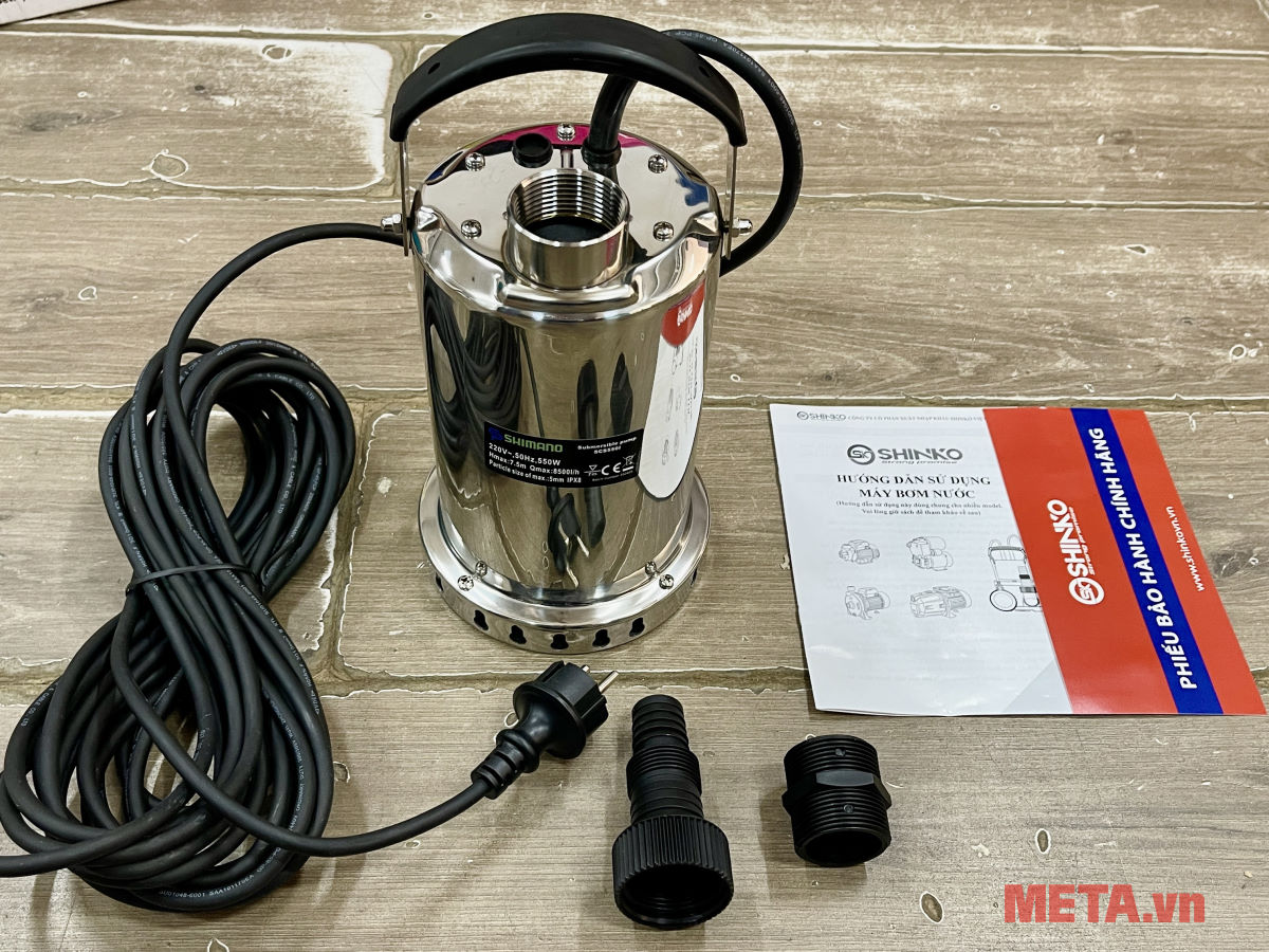 Máy bơm chìm thân inox Shimano SCS550I