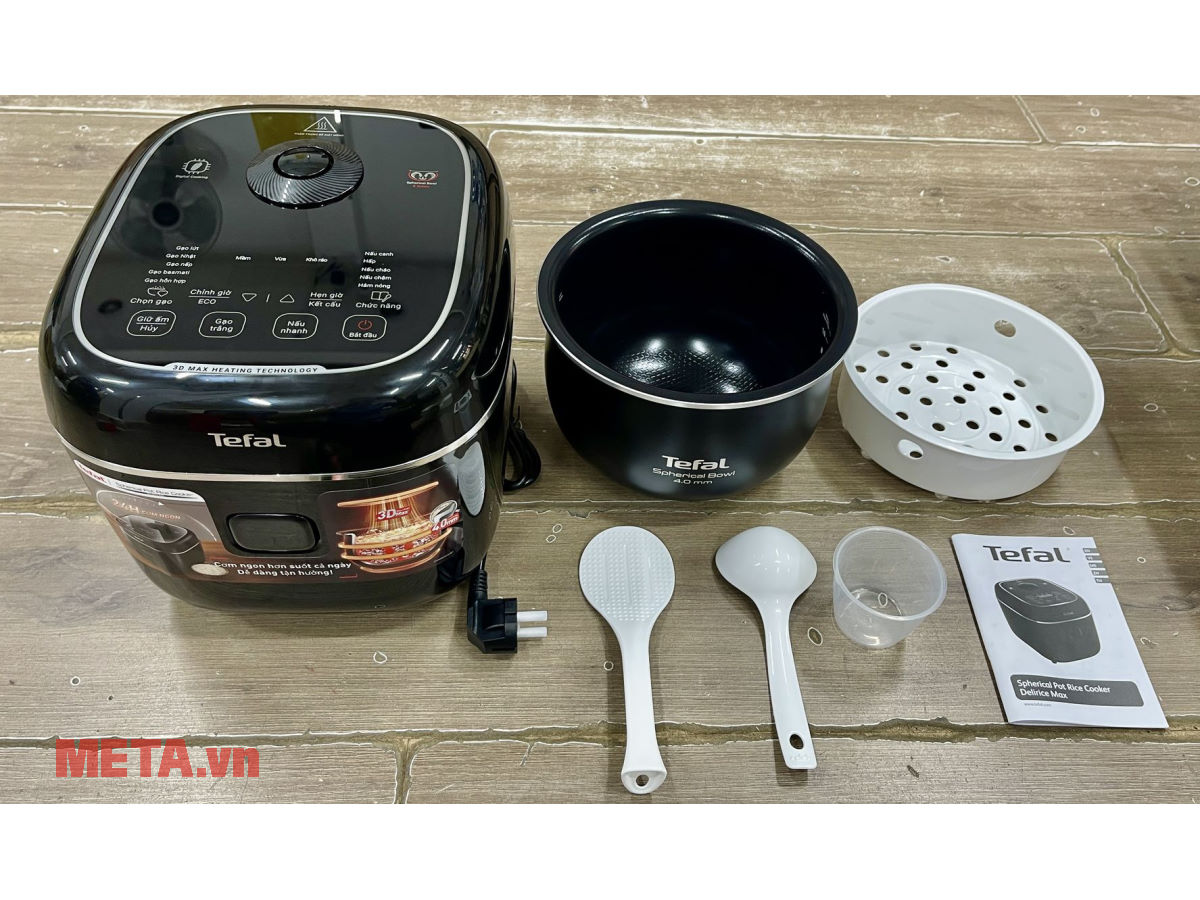 Nồi cơm điện tử Tefal Delirice Max 1,8 lít RK7778Y0