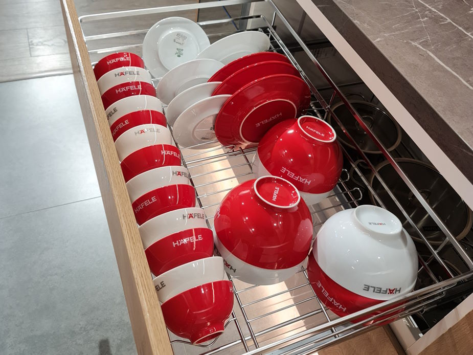 Rổ bát đĩa Hafele Cappella 800mm SUS304 (549.08.013)