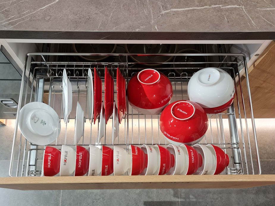 Rổ bát đĩa Hafele Cappella 800mm SUS304 (549.08.013)