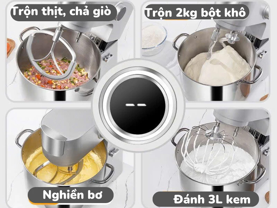 Máy trộn bột Gourmetmaxx GMSM-16LPRO (16 lít, 2.500W)