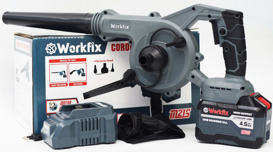 Máy thổi hút bụi pin Workfix WF-AB775BL