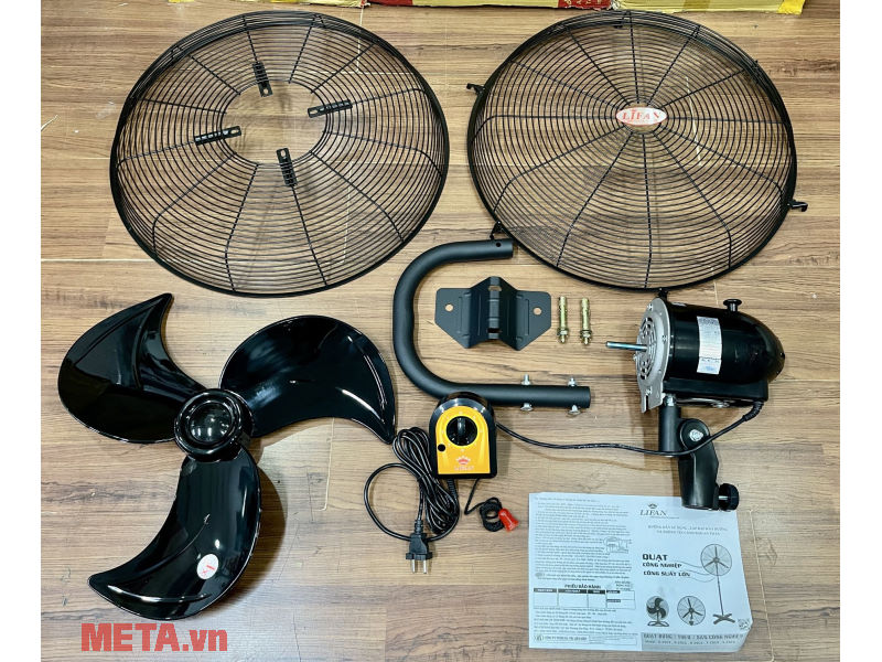 Trọn bộ sản phẩm Quạt treo tường Lifan T-20CN