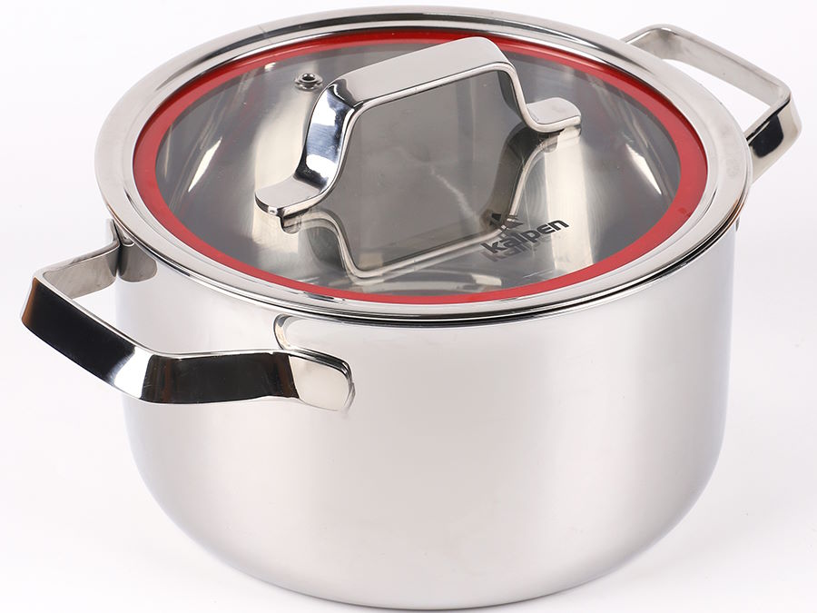 Bộ nồi Inox 3 lớp đúc liền khối Kalpen Emer EM1