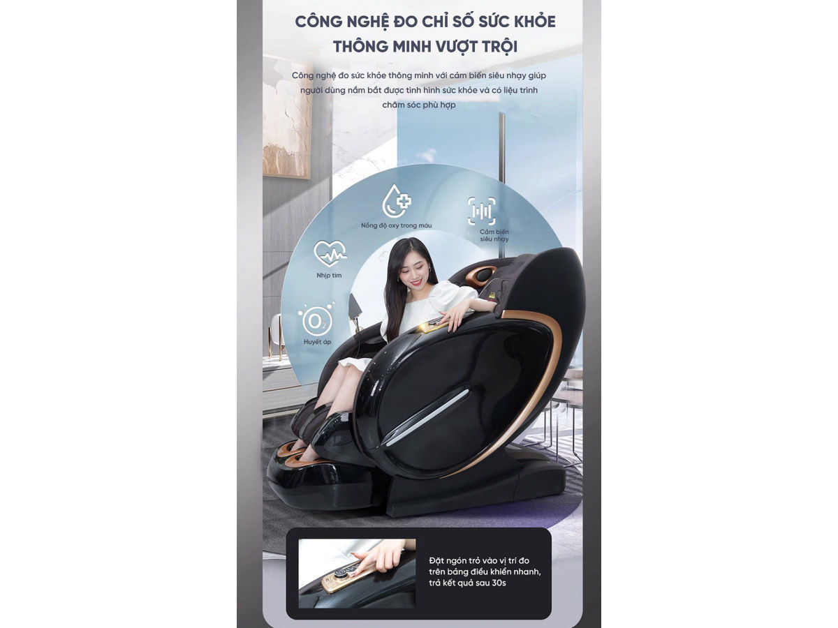 Ghế massage Queen Crown QL008 Luxury