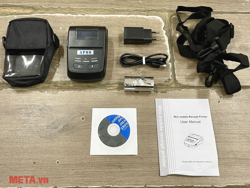 Bộ sản phẩm Máy in hóa đơn không dây APOS P103 Plus