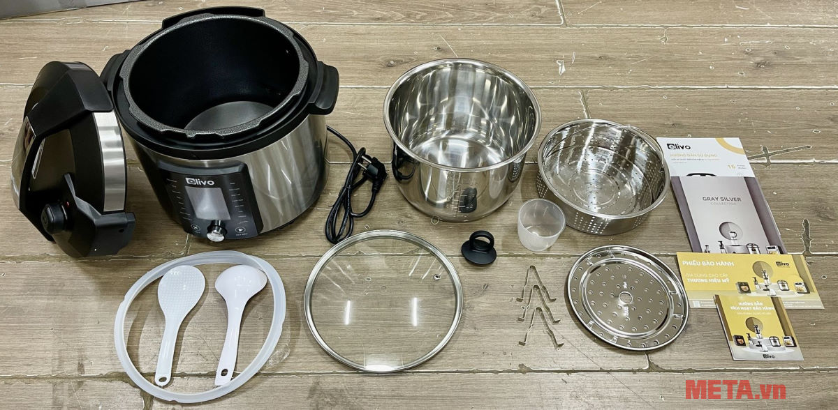 Nồi áp suất điện đa năng Olivo PC680