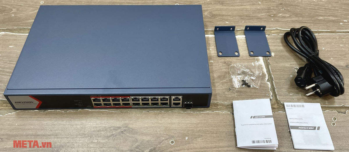 Switch POE 16 cổng Hikvision DS-3E1318P-EI/M