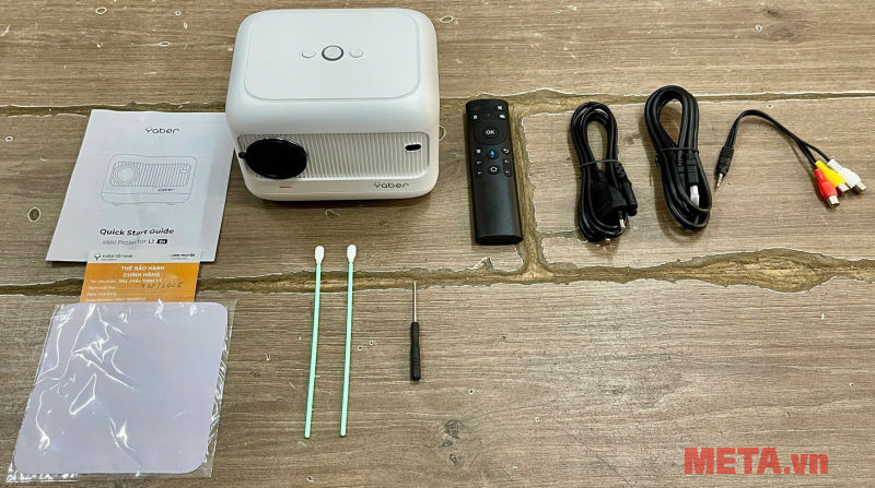Bộ sản phẩm Máy chiếu mini thông minh Yaber L1