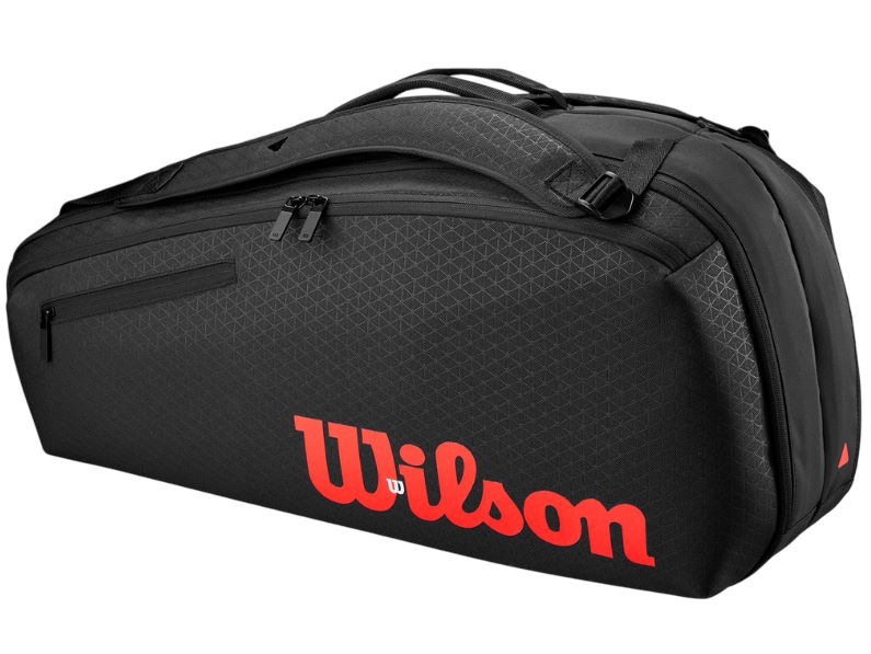 Túi đựng vợt Tennis Wilson Clash V3 Super Tour 6PK Black WR8038101001
