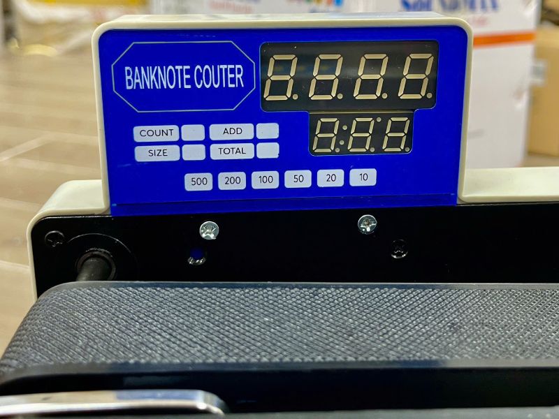 Màn hình hiển thị Máy đếm tiền Xiudun 2012W