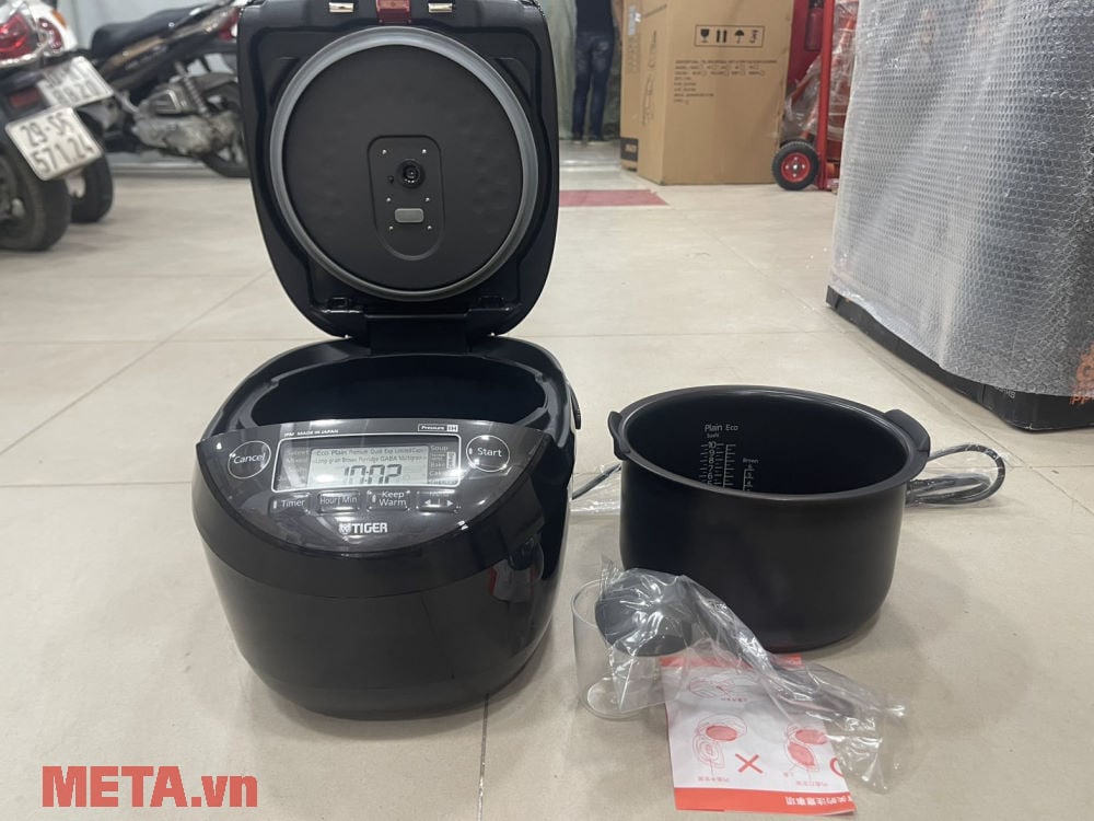 Nồi cơm điện tử cao tần áp suất 5 trong 1 Tiger JPM-H18V