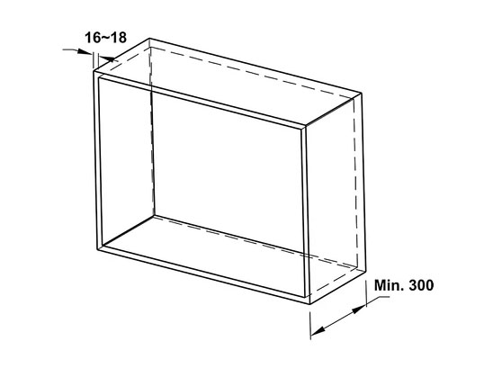 Rổ chén dĩa cố định Hafele Presto không có khung 800mm (544.40.033)