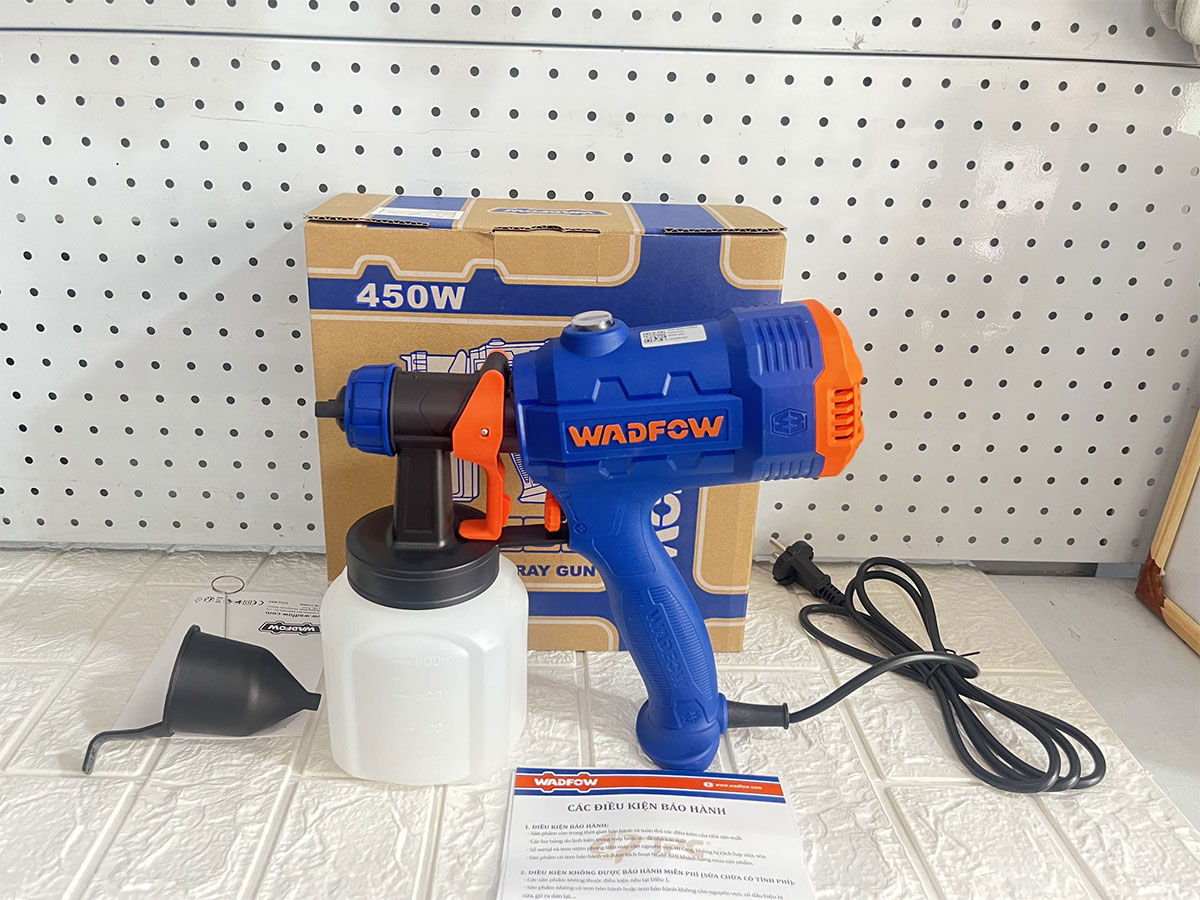 Súng phun sơn 450W Wadfow WEG1A01