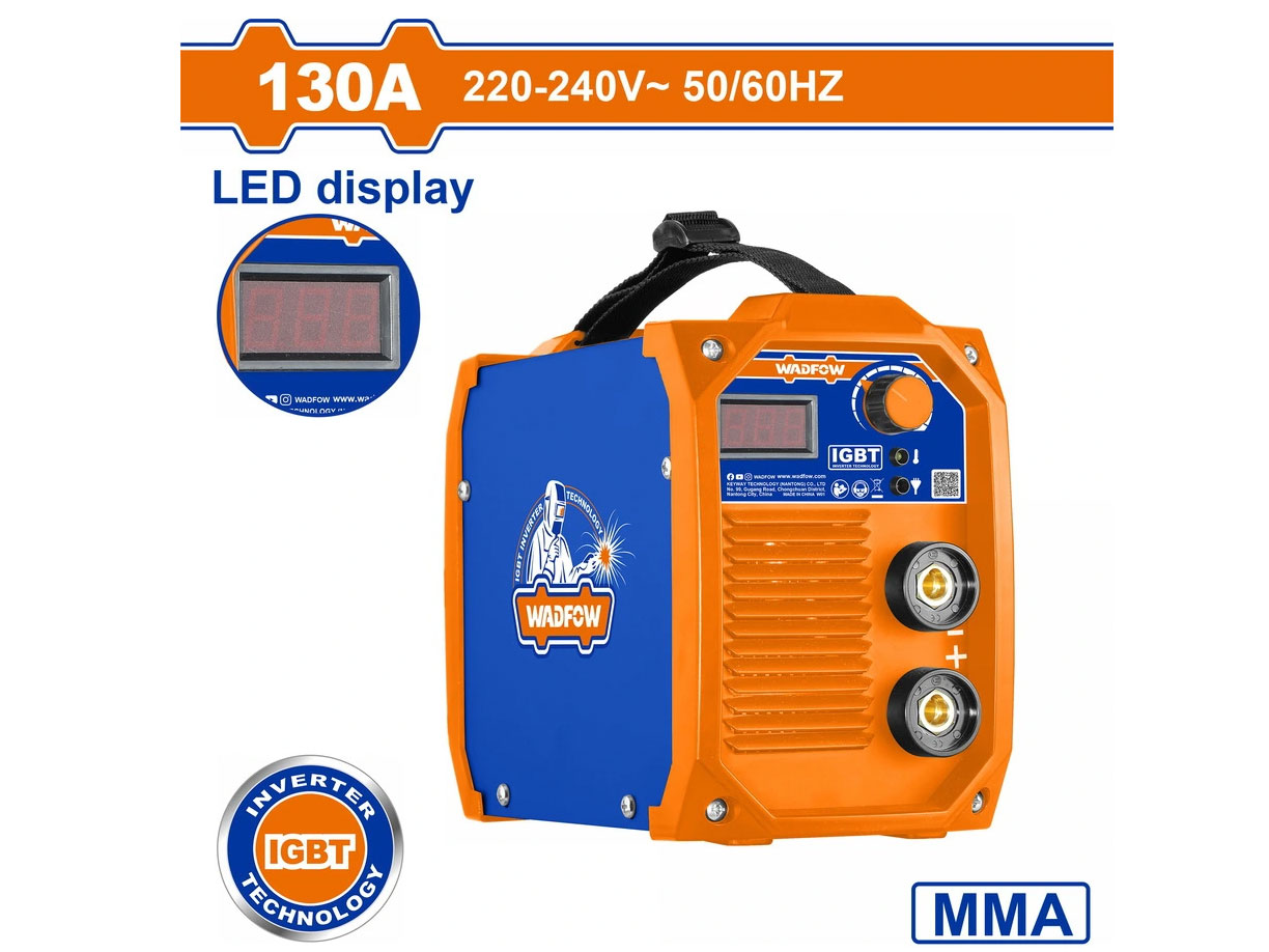 Máy hàn điện tử MMA 130A Wadfow WWD11301 (màn hình LED)