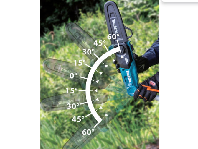 Máy cưa cành trên cao dùng pin Makita DUA200Z01 (1 pin 5.0Ah, sạc)