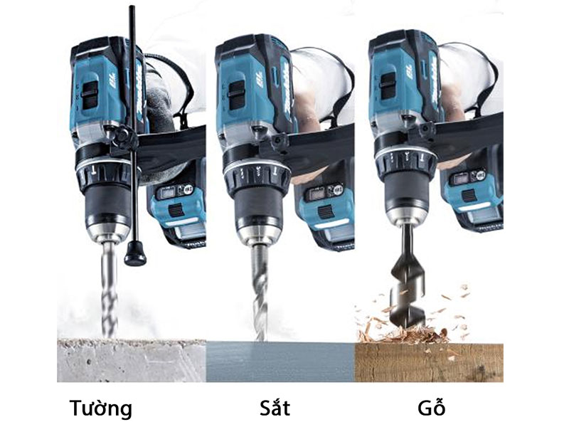 Máy khoan búa dùng pin 40V Max Makita HP003GZ (Chưa pin và sạc)