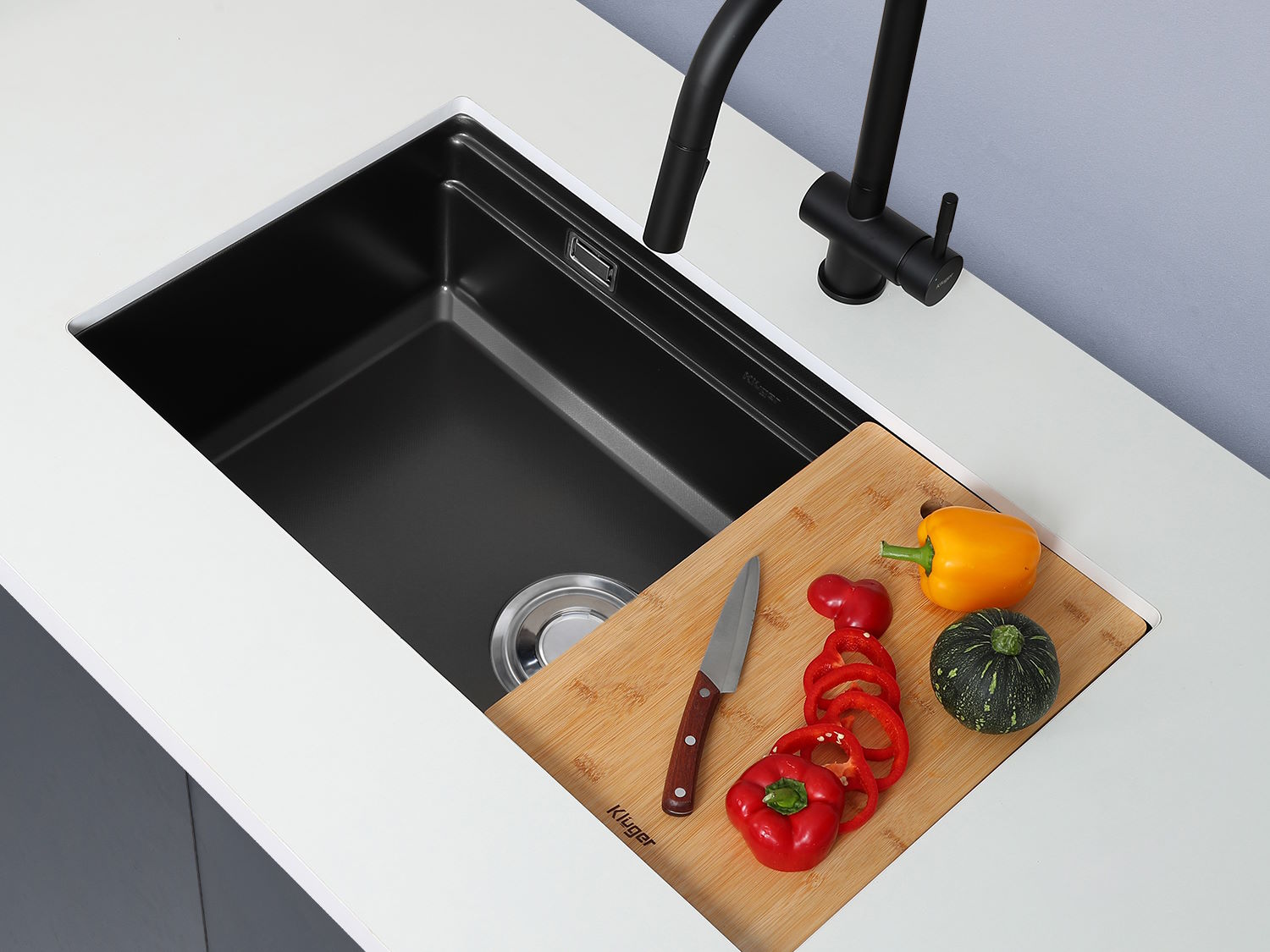 Chậu rửa bát Kluger KG7644FB Plus