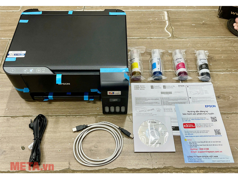 Máy in phun Epson Ecotank L3210