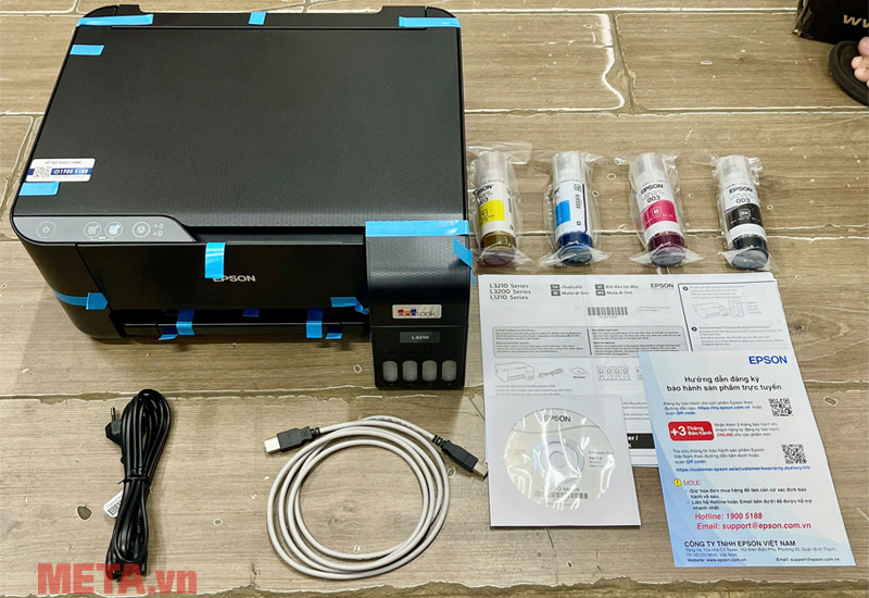 Máy in phun Epson Ecotank L3210