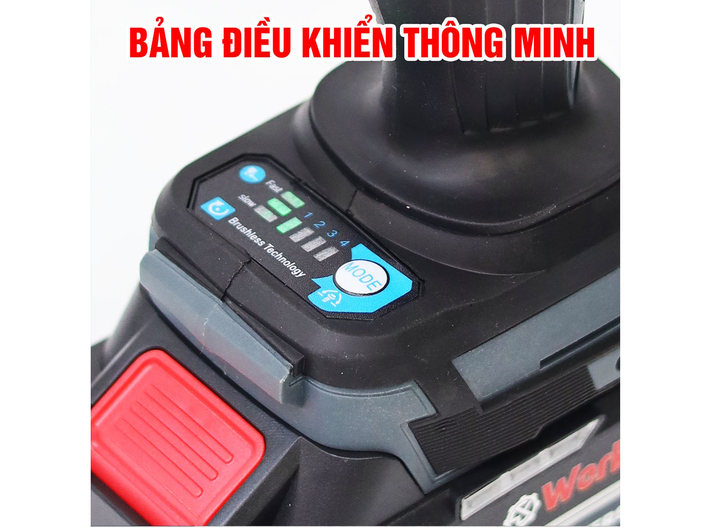 Máy siết bu lông dùng pin Workfix WF-IW780N (2 pin, 1 sạc)