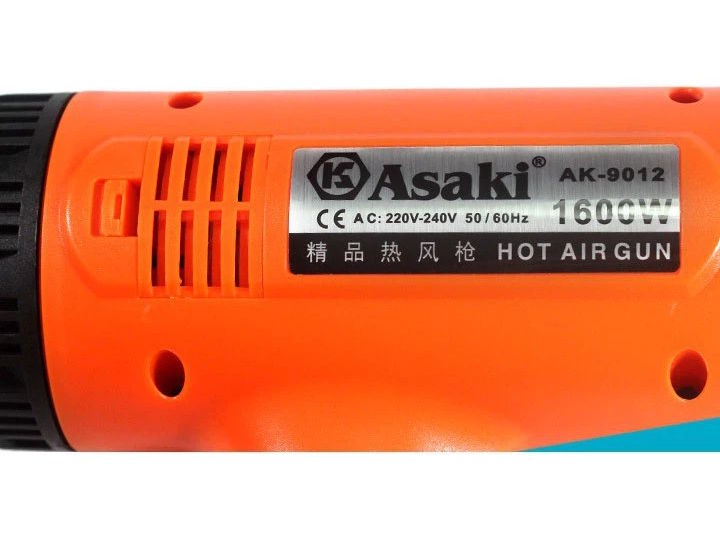 Súng thổi hơi nóng Asaki AK-9012 - 1.600W