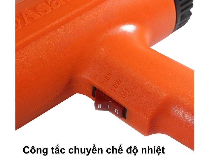 Súng thổi hơi nóng Asaki AK-9012 - 1.600W