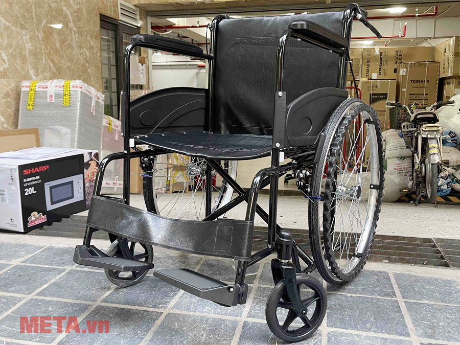 Xe lăn khung thép GBM-062C