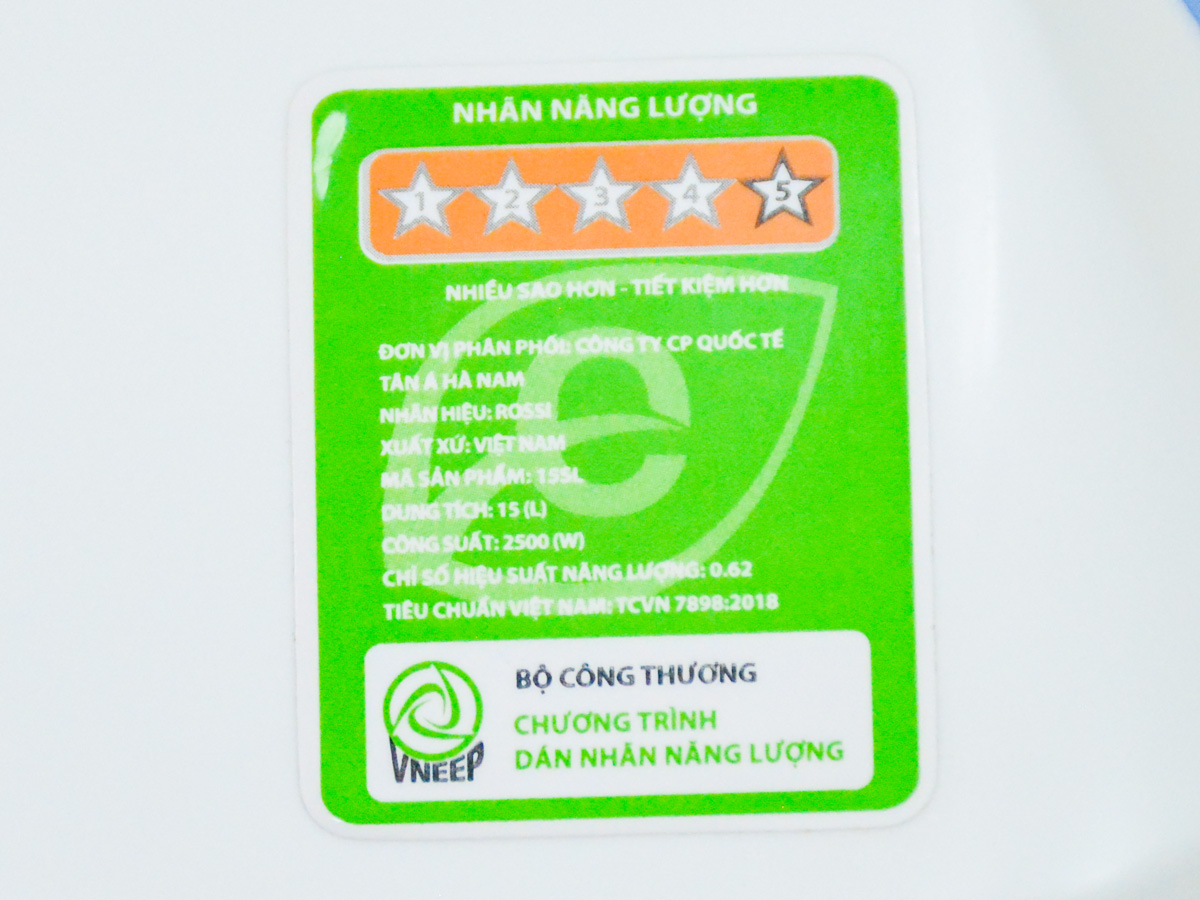 Bình nóng lạnh Rossi SMART RST-15SL