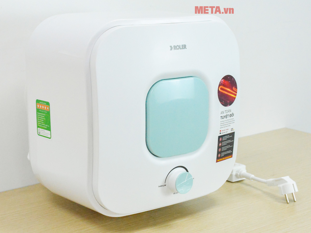 Bình tắm nóng lạnh Roler RWH-8116 15 lít (Kiểu vuông)