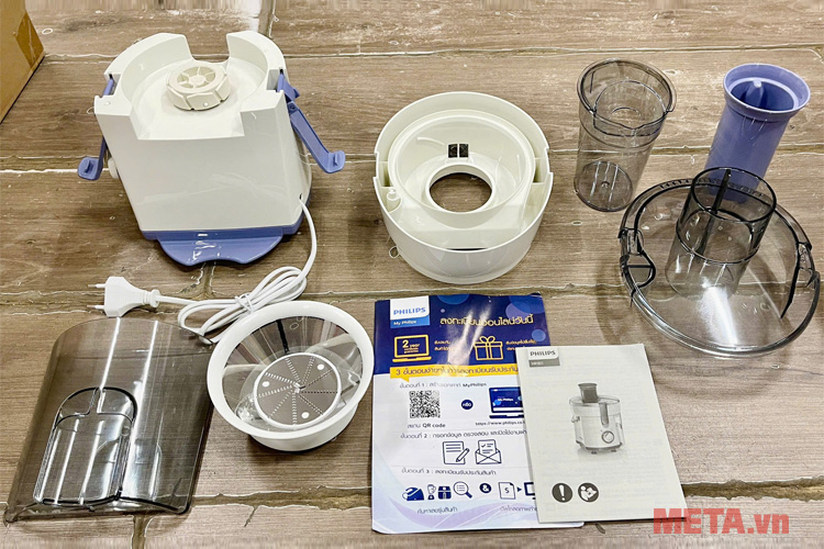 Máy ép trái cây Philips HR1811