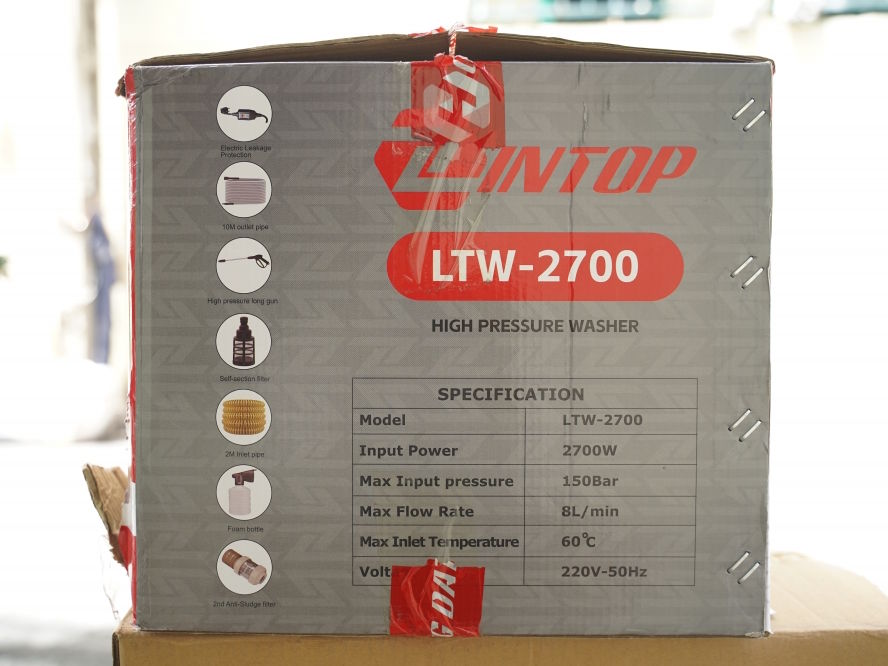 Máy xịt rửa áp lực Lintop LTW-2700 - 2.700W