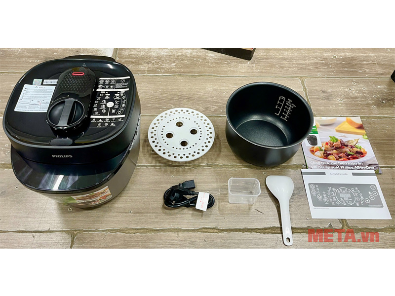 Nồi áp suất điện Philips HD2151/66 (5 lít)