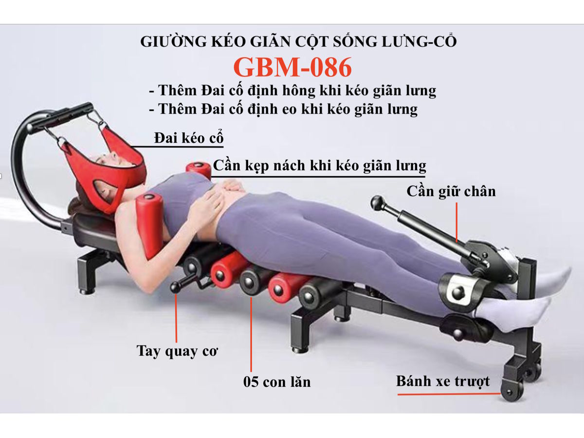Bàn kéo giãn cột sống GBM-086
