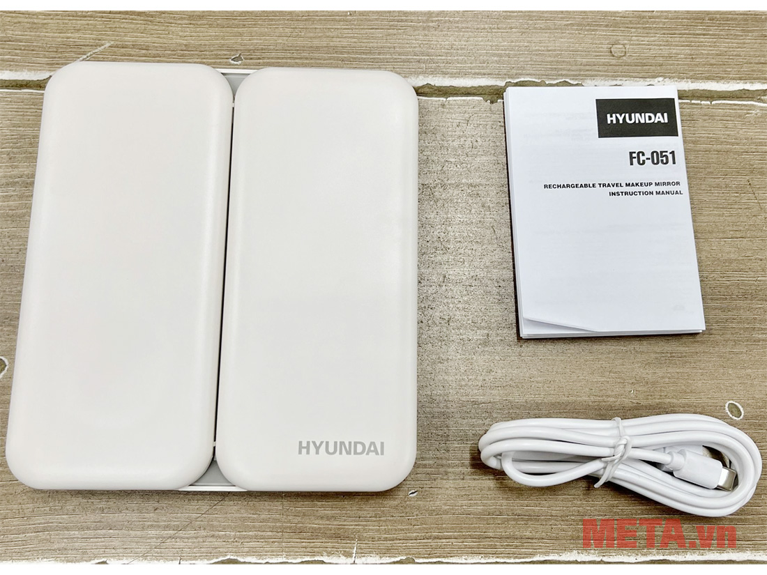 Gương trang điểm Hyundai FC-051-WH