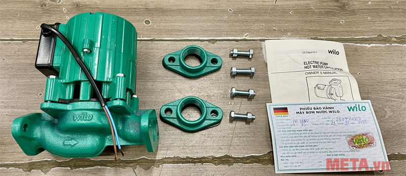 Bộ sản phẩm Máy bơm tuần hoàn nước nóng Wilo PH 045E