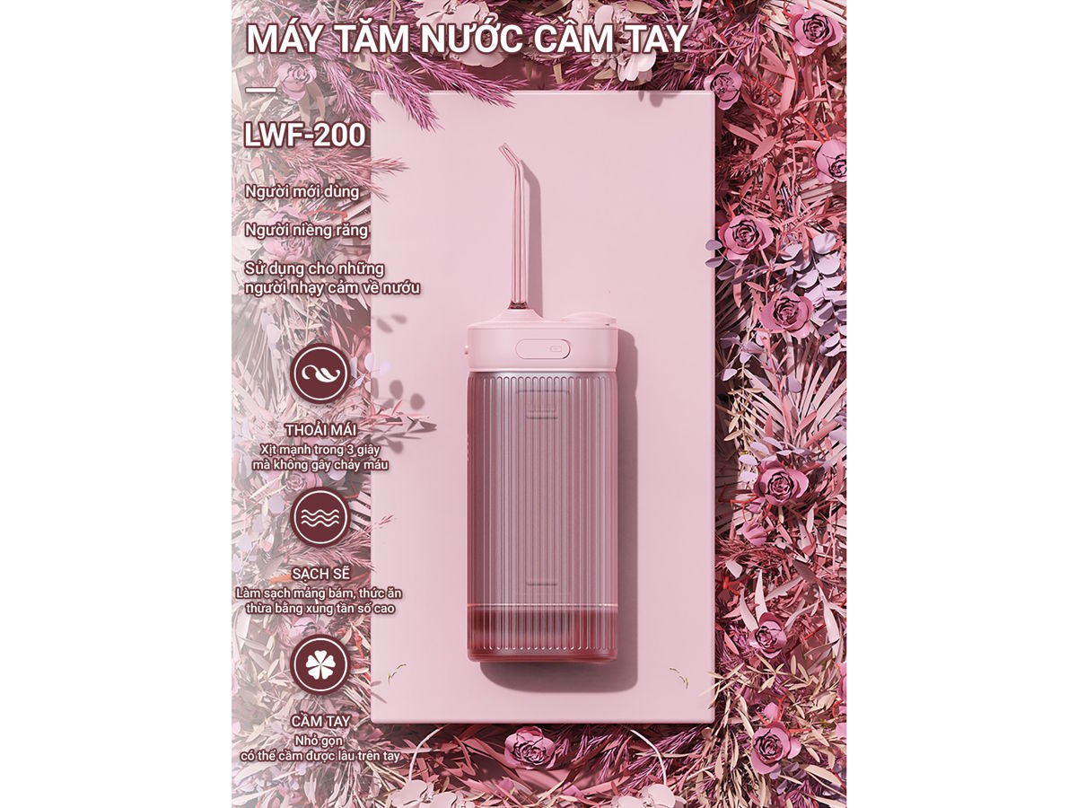 Máy tăm nước mini Lumias LWF-200P/LWF-200W