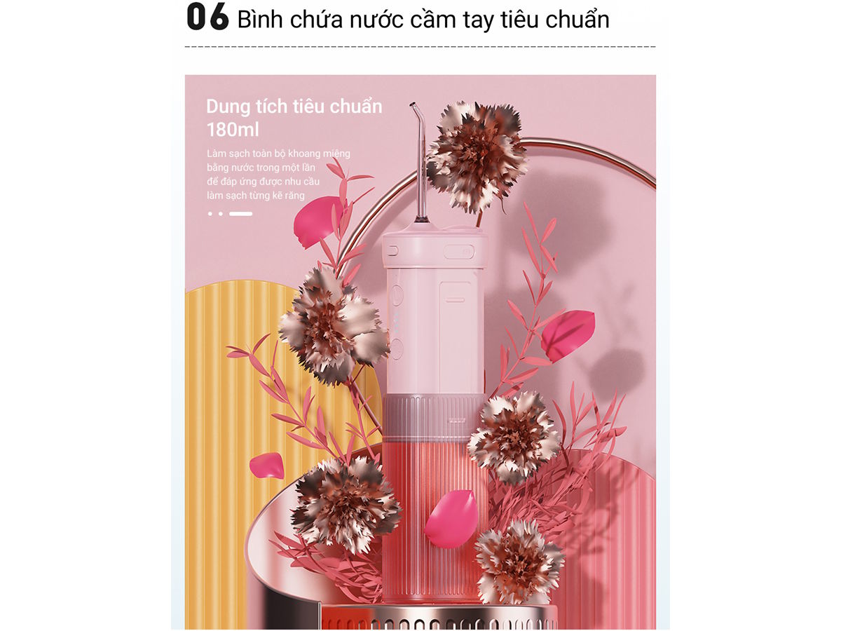 Máy tăm nước mini Lumias LWF-200P/LWF-200W