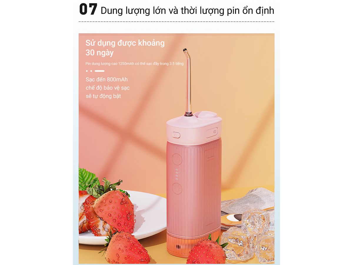 Máy tăm nước mini Lumias LWF-200P/LWF-200W