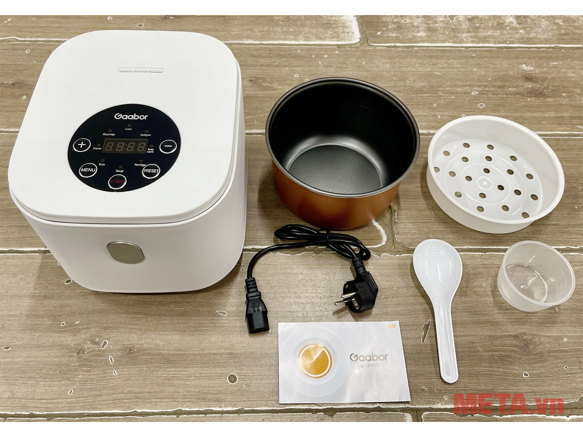 Nồi cơm điện thông minh Gaabor GR-S25D 1L